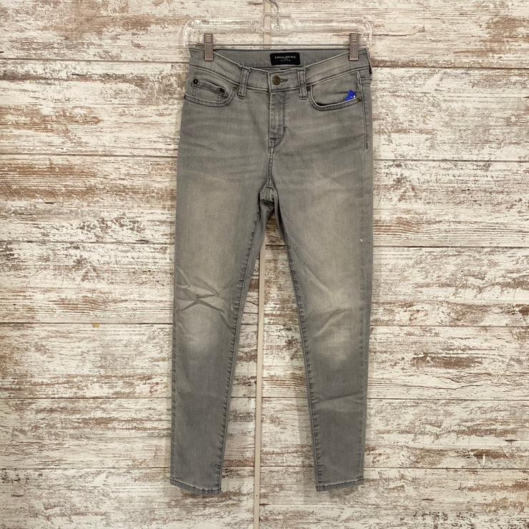 GRAY STRETCH DENIM JEANS