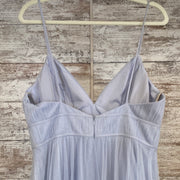 BLUE A LINE GOWN