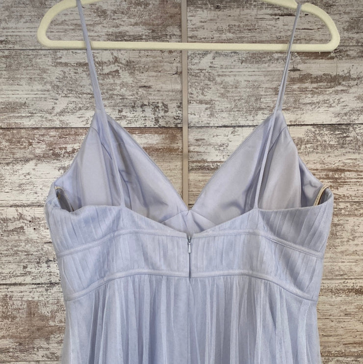 BLUE A LINE GOWN
