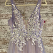 LAVENDER A LINE GOWN