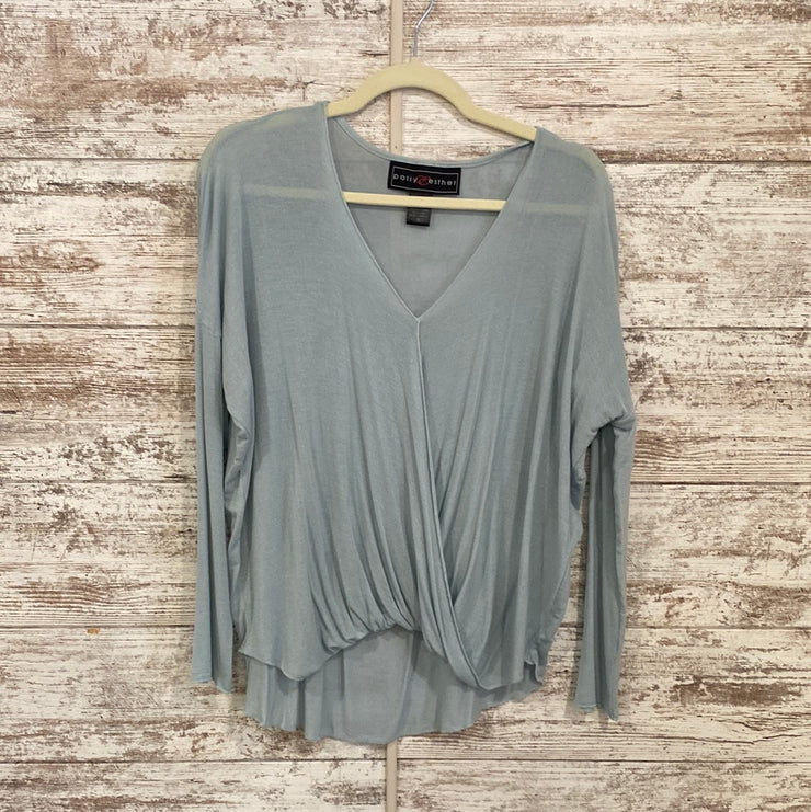 GREEN LONG SLEEVE TOP