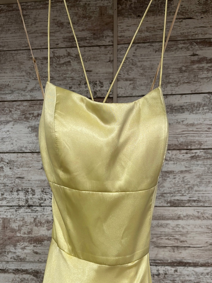 YELLOW A LINE GOWN