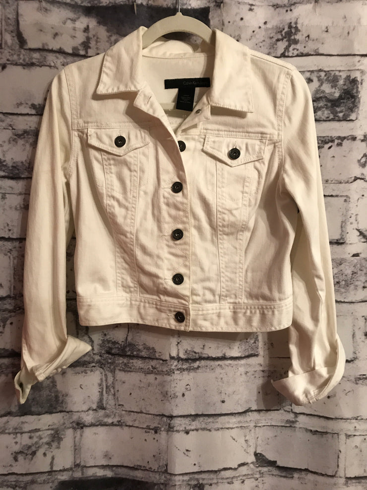 WHITE DENIM JACKET