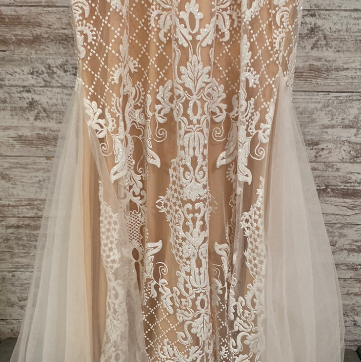 IVORY/NUDE MERMAID GOWN-NEW