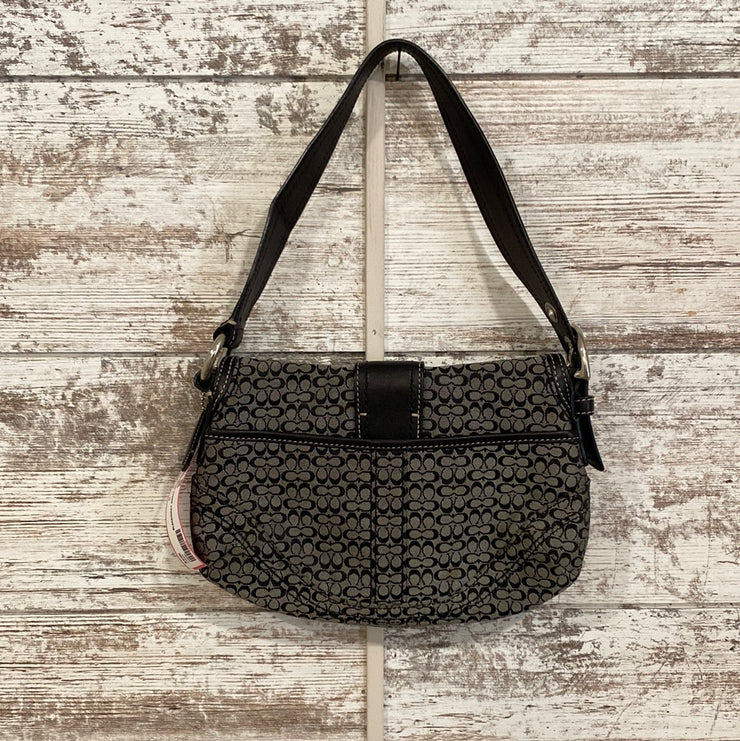 BLACK/GRAY SMALL SIGNATURE PUR