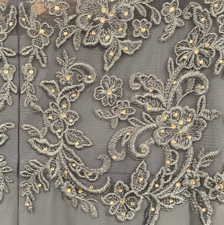 BLUE LONG EVENING GOWN