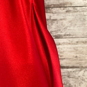 RED A LINE GOWN