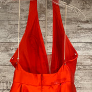 RED A LINE GOWN