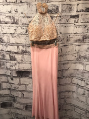 PINK 2 PC. LONG EVENING GOWN