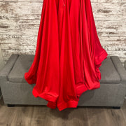 RED MERMAID GOWN