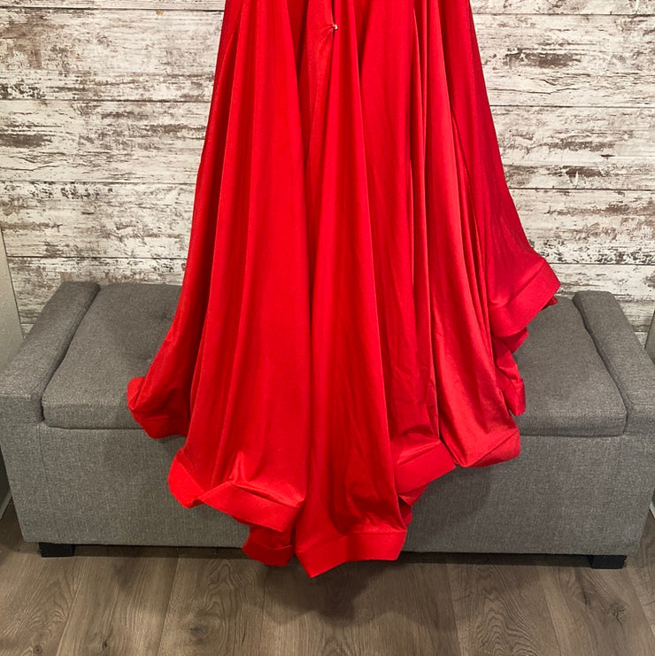 RED MERMAID GOWN