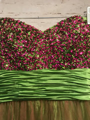 GREEN/PINK PRINCESS GOWN