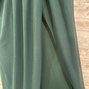 GREEN LONG EVENING GOWN