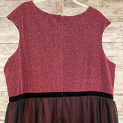 BLACK/PINK A LINE GOWN (NEW)