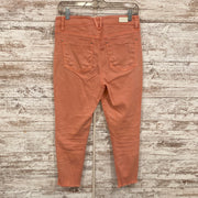 CORAL DENIM CROP PANTS