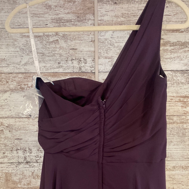 PURPLE LONG EVENING GOWN