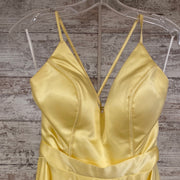 YELLOW A LINE GOWN