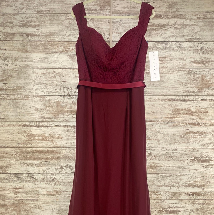 BURGUNDY LONG DRESS (NEW)