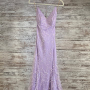 LAVENDER SPARKLY MERMAID GOWN