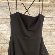 BLACK LONG EVENING GOWN