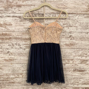 NAVY/IVORY SHORT DRESS