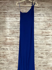 ROYAL BLUE LONG EVENING GOWN