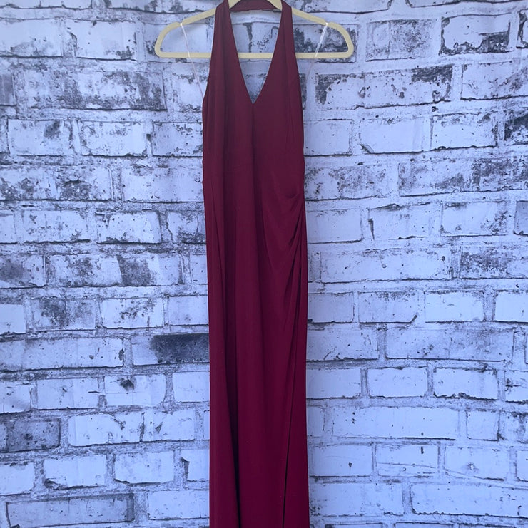 RED LONG EVENING GOWN