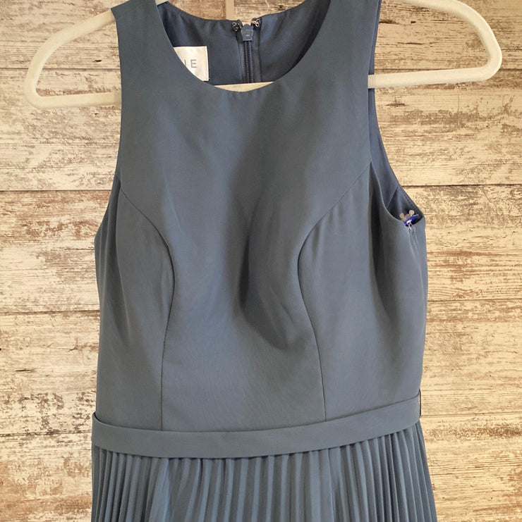 BLUE LONG EVENING GOWN