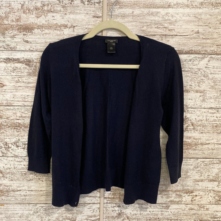 NAVY 100% COTTON CARDIGAN