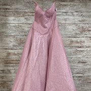 PINK SPARKLY A LINE GOWN