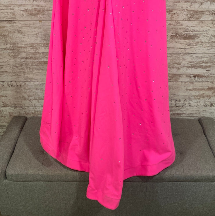 PINK LONG EVENING GOWN