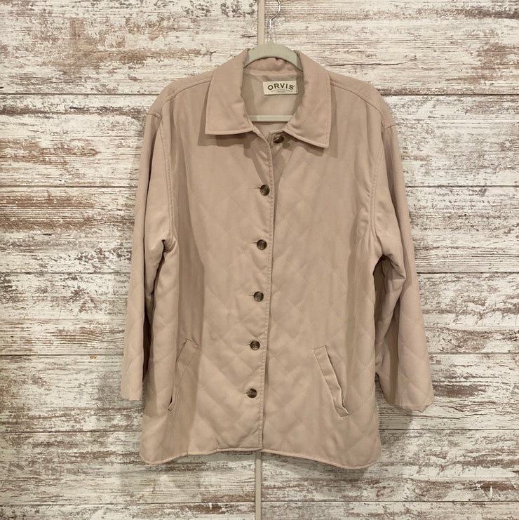 TAN BUTTON UP JACKET