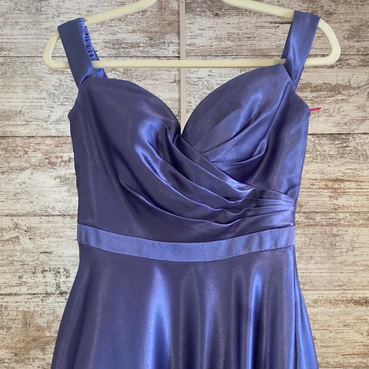 NAVY A LINE GOWN