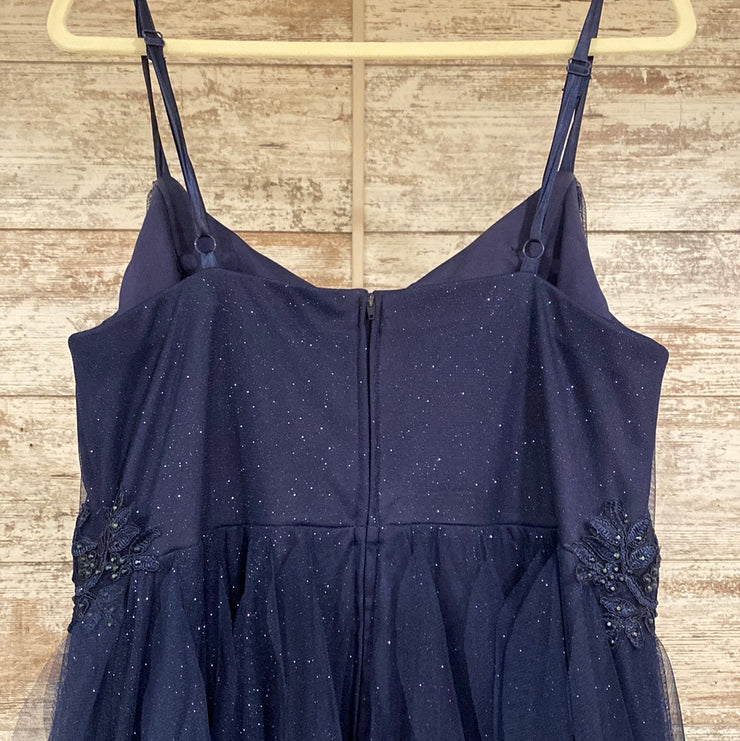 NAVY SPARKLY PRINCESS GOWN