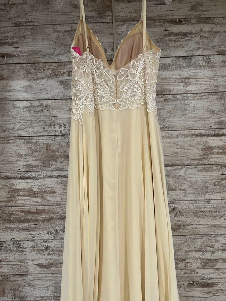 IVORY LONG EVENING GOWN