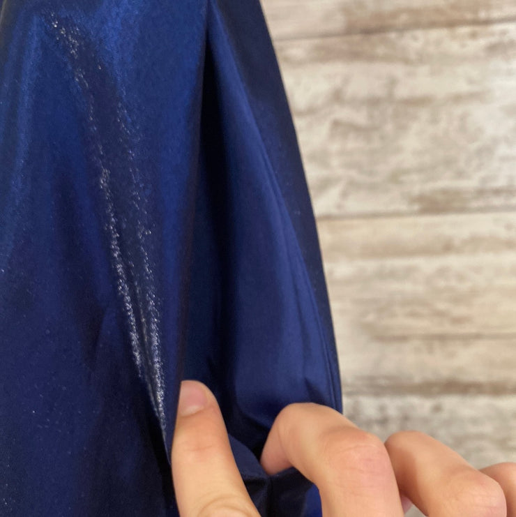 NAVY A LINE GOWN