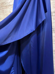 ROYAL BLUE A LINE GOWN