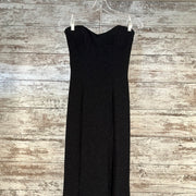 BLACK SPARKLY LONG DRESS