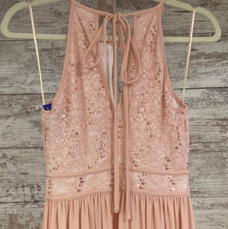 PINK LONG EVENING GOWN