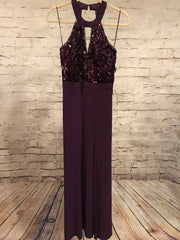 NEW - PURPLE LONG EVENING GOWN