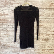 BLACK/SILVER SHORT DRESS