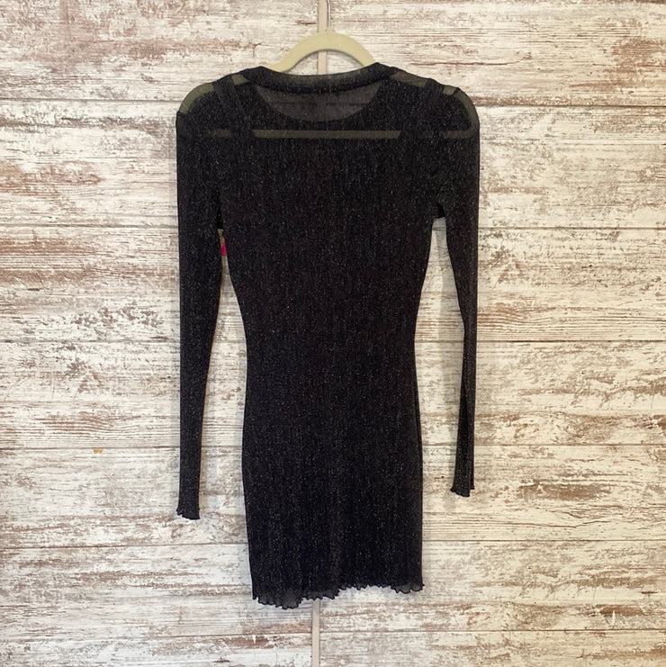 BLACK/SILVER SHORT DRESS