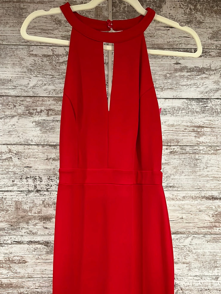 RED LONG EVENING GOWN