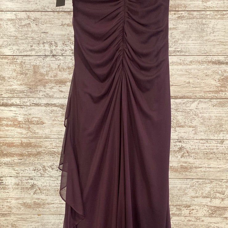 PURPLE LONG EVENING GOWN (NEW)