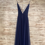 NAVY A LINE GOWN (NEW)