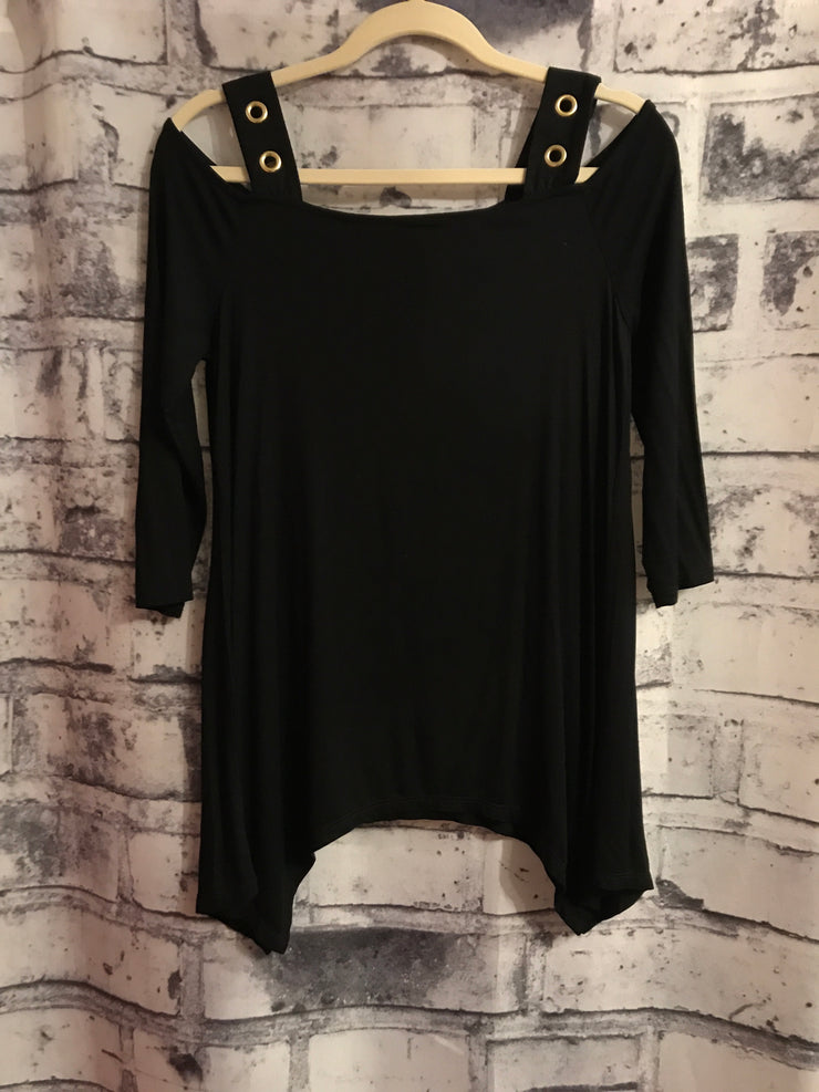 BLACK LONG SLEEVE TUNIC