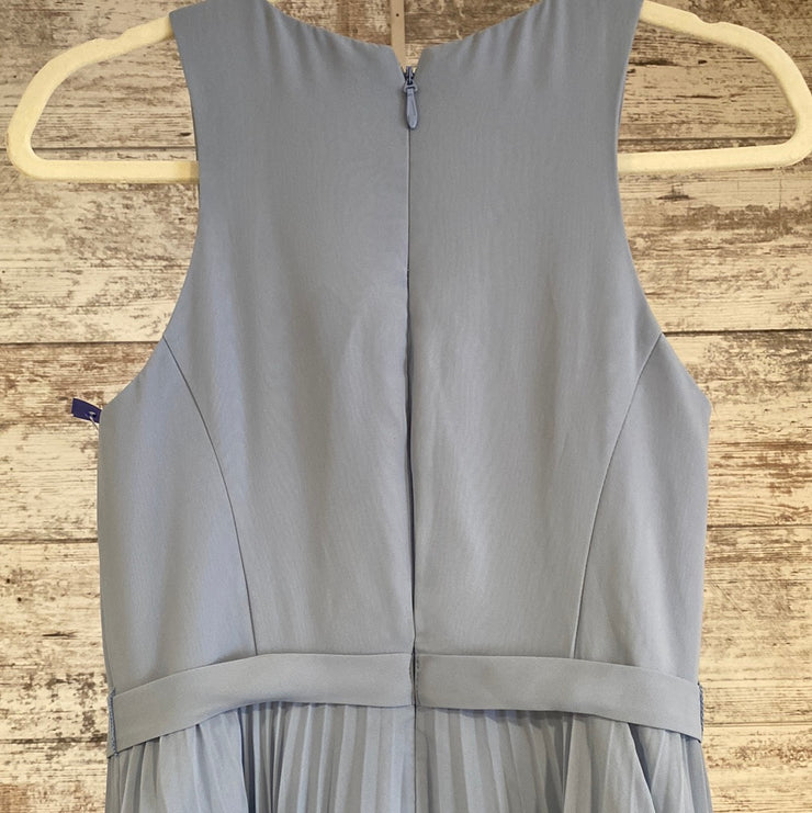 BLUE LONG EVENING GOWN