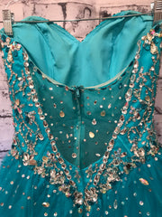 TURQUOISE PRINCESS GOWN