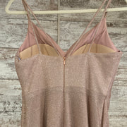 PINK/GOLD LONG EVENING GOWN