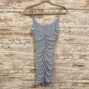 BLUE SPARKLY SHORT DRESS